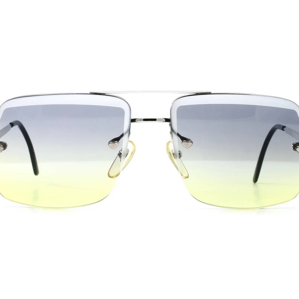 Chloe Dual-Tone Aviator Sunglasses